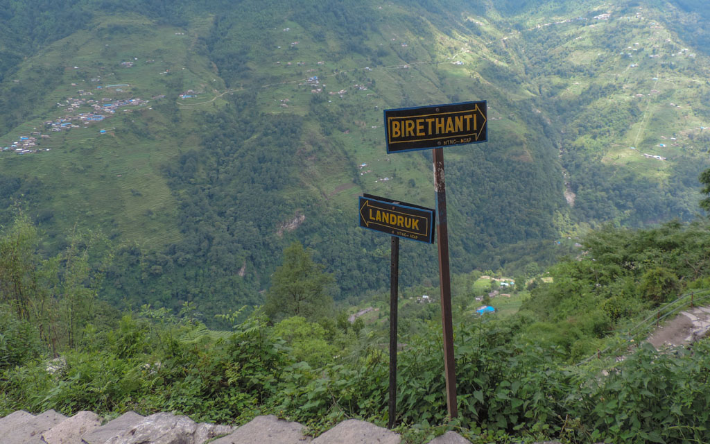 directions come in handy when trekking in Nepal
