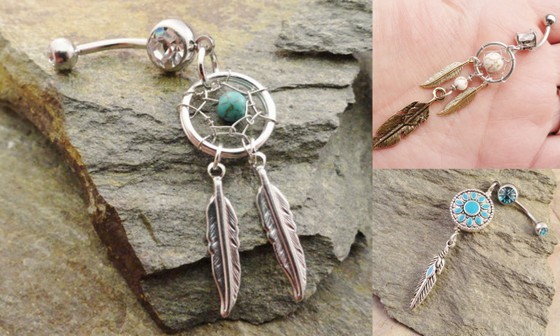 Etsy Finds belly button rings