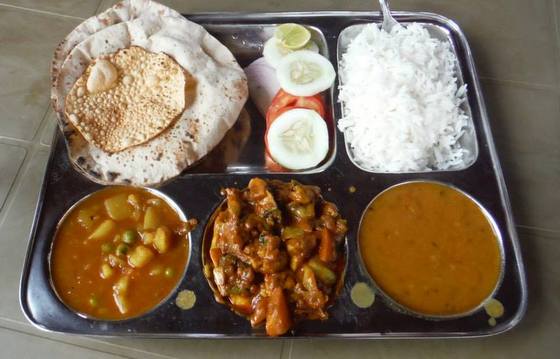 indian food thali