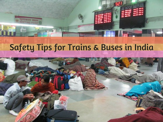 safety tips trains bus travel india