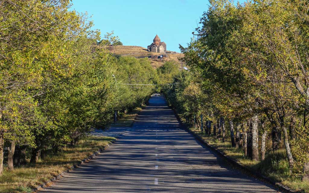 The road to Sevanavank - All about Lake Sevan in Armenia