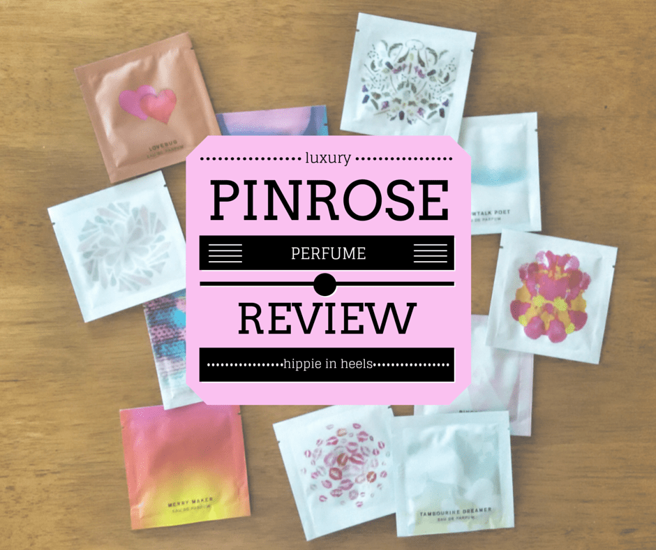 luxury perfume for travel, pinrose review